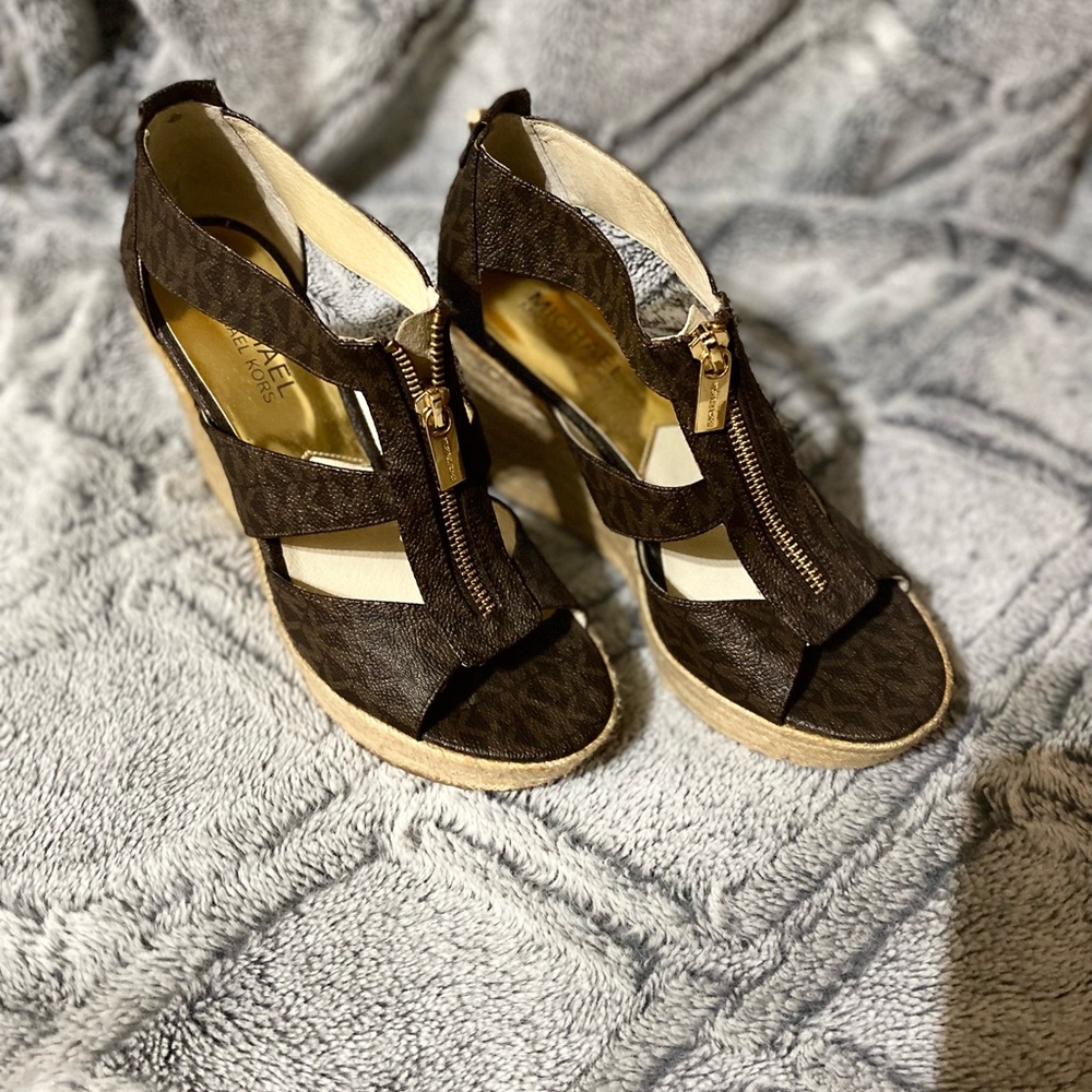 Michael Kors wedges.
